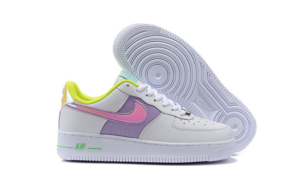 Women's Air Force 1 Low Top White/Purple Shoes 108 Women's Air Force 1 Low Top White/Purple Shoes 108